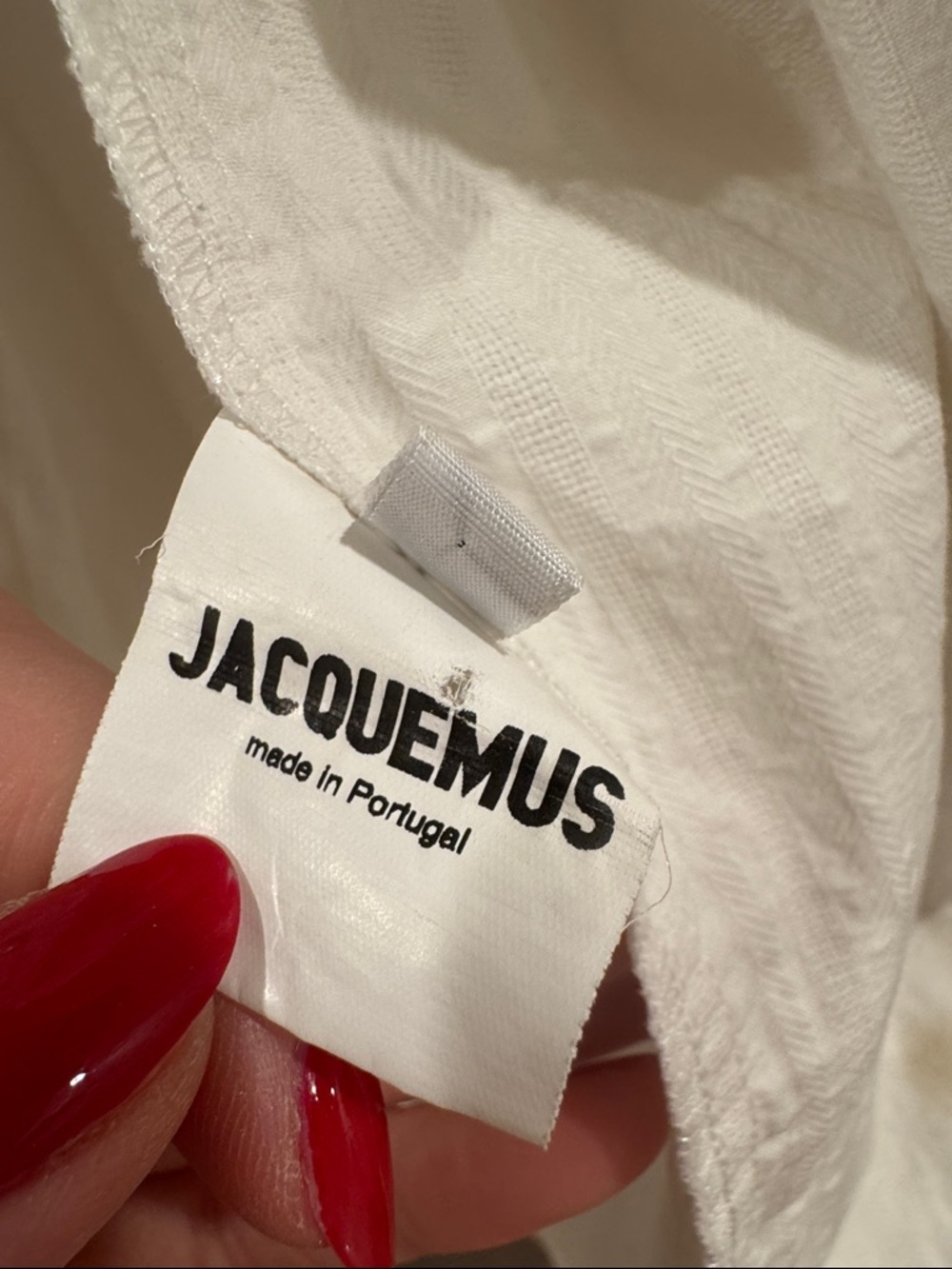 Jacquemus La Robe Bahia 100% Cotton White Long Sleeve Shirt Dress, Small / EU 36 - Picture 5 of 13